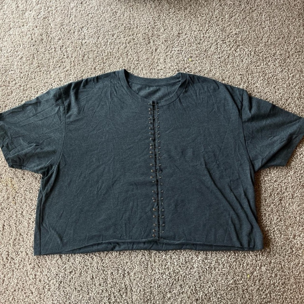 Safety Pin Crop Tee